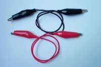 CONNECTING WIRE WITH ALLIGATOR CLIPS, 3 Amps